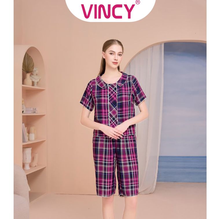[Chỉ 11/11 - 13/11 Mua 4 giảm 20%, Mua 3 giảm 15%, Mua 2 giảm 12%] Bộ Đồ Kate Lửng Nữ Vincy Thoáng Mát  BKL050S31