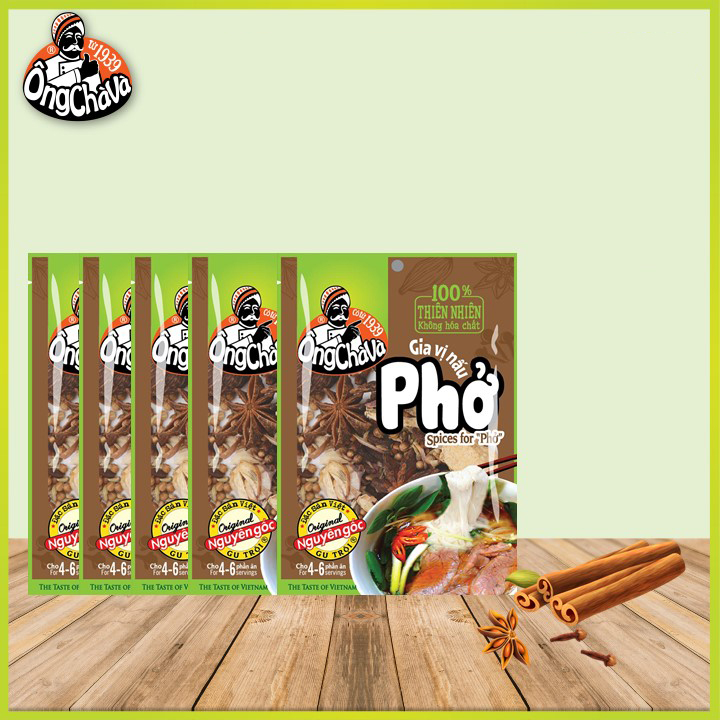Gia vị nấu phở Ông Chà Và (25g/ gói)