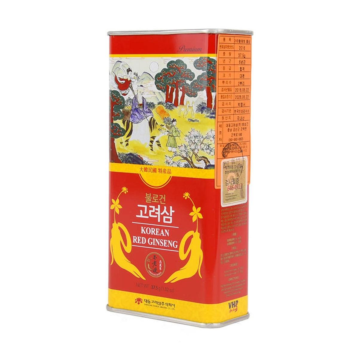 HỒNG SÂM CỦ KHÔ DAEDONG HỘP 37,5g