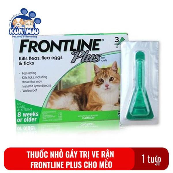1 Tuýp Thuoc Nhỏ Gáy Trị Ve Rận Cho Mèo Frontline Plus 0.5Ml