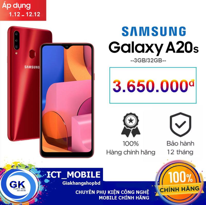 [Nguyên Seal] Điện Thoại Samsung Galaxy A20S 3GB + 32GB - New 100% BH 12Th SSVN