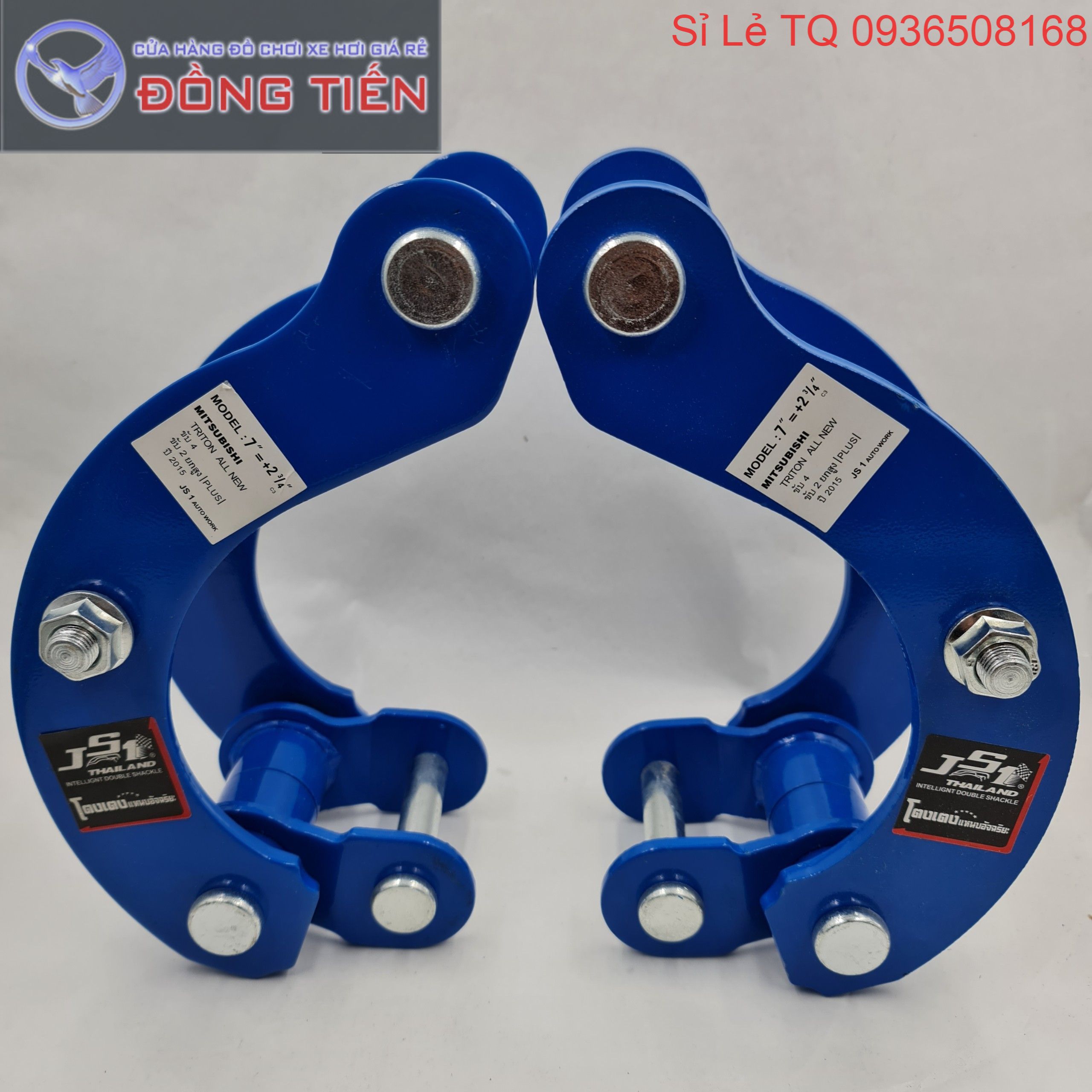 Mitsubishi Triton độ cùm nhíp JS1 Thailand chống xóc, giảm giật, làm êm, nâng cao đuôi xe. Lắp đặt đơn giản giữ zin xe. Bao dùng thử 30 ngày, bảo hành 2 năm