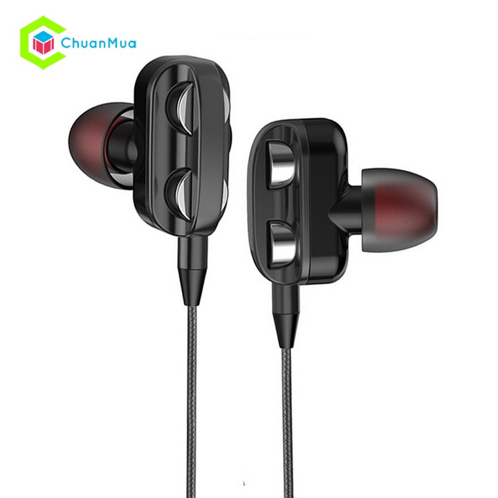 Tai Nghe Nhét Tai Jack 3.5 siêu bass âm thanh cực chất dành cho điện thoại samsung huawei, Iphone, oppo,... PKA331