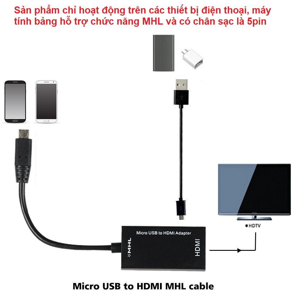 Cáp MHL 5pin Micro USB to HDMI giá siêu rẻ