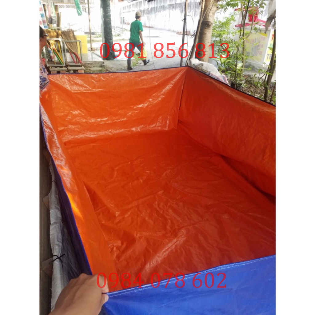 Bể bạt nuôi ốc , ếch , lươn 3x2x1