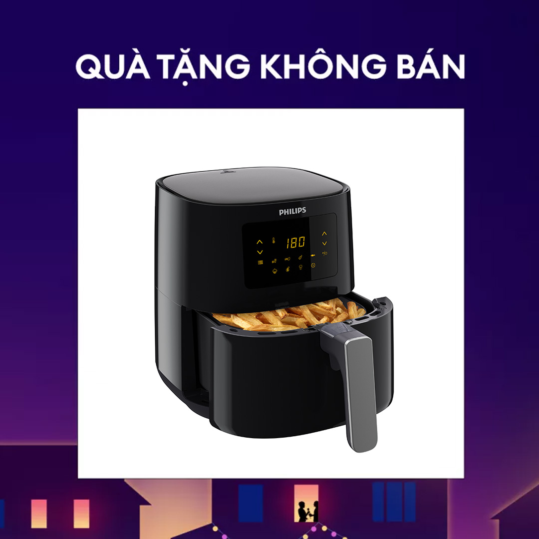 [Hàng Tặng Không Bán] Nồi Chiên Không Dầu Philips HD9252