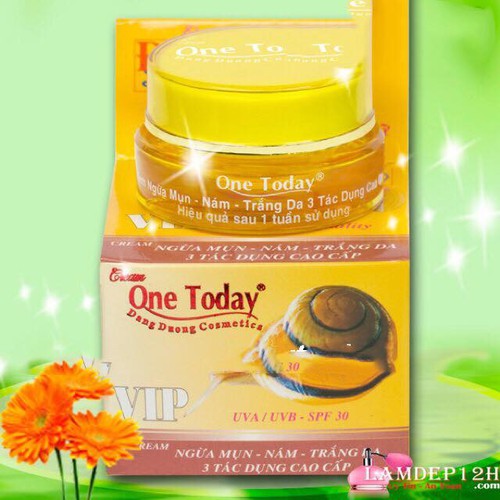 kem ngừa mụnnám giúp trắng da one today