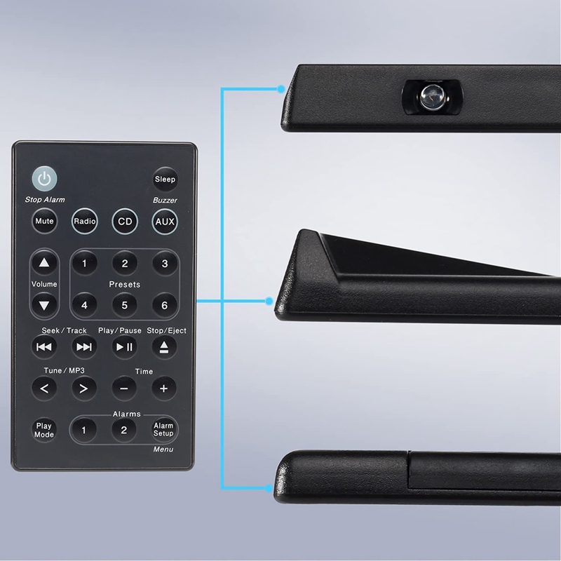 Remote Control Black Remote Control for BOSE-B7 Miaoyun Wave CD Audio Music System 1/2/3/4 Generation Controller AWRCC1 AWRCC2 AWRCC3 AWRCC4