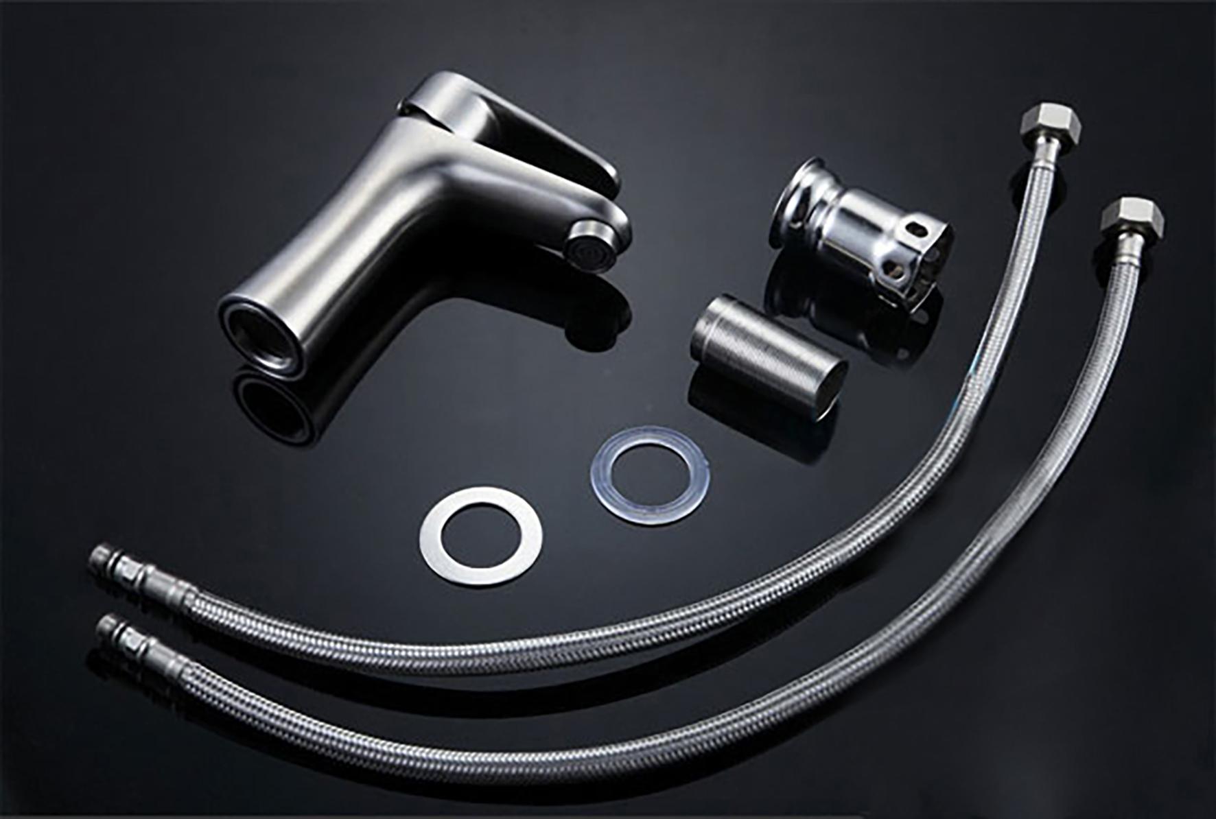 [HCM]Vòi chậu rửa (lavabo) nóng lạnh Inox 304