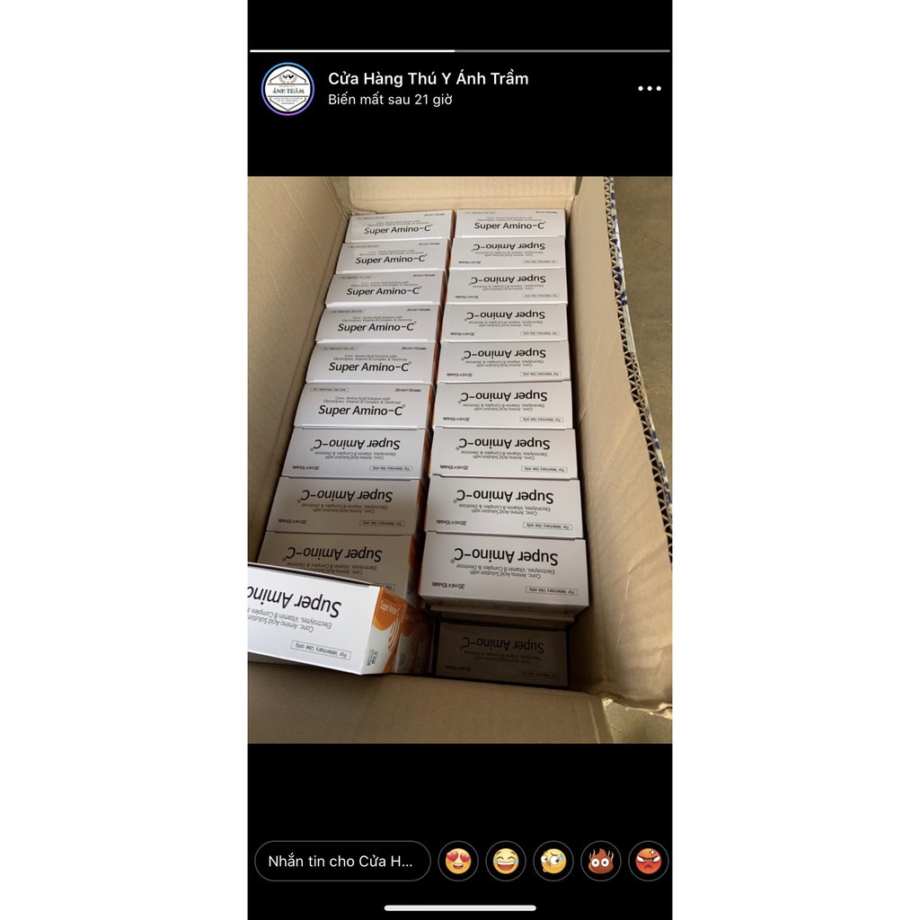 SUPER AMINO C 20ml [TĂNG LỰC]