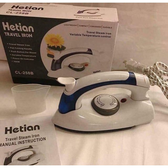 Bàn Là Hơi Nước Mini Du Lịch Gấp Gọn HT-258B