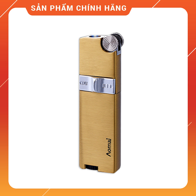 Vỏ Hộp Quẹt Bật Lửa Aomai Khò 1 Tia Gas Đá AM-318 Đẹp Độc Lạ Lửa Khò Mạnh Mẽ - Dùng Gas Cao Cấp (KHÔNG XĂNG KHÔNG GAS)