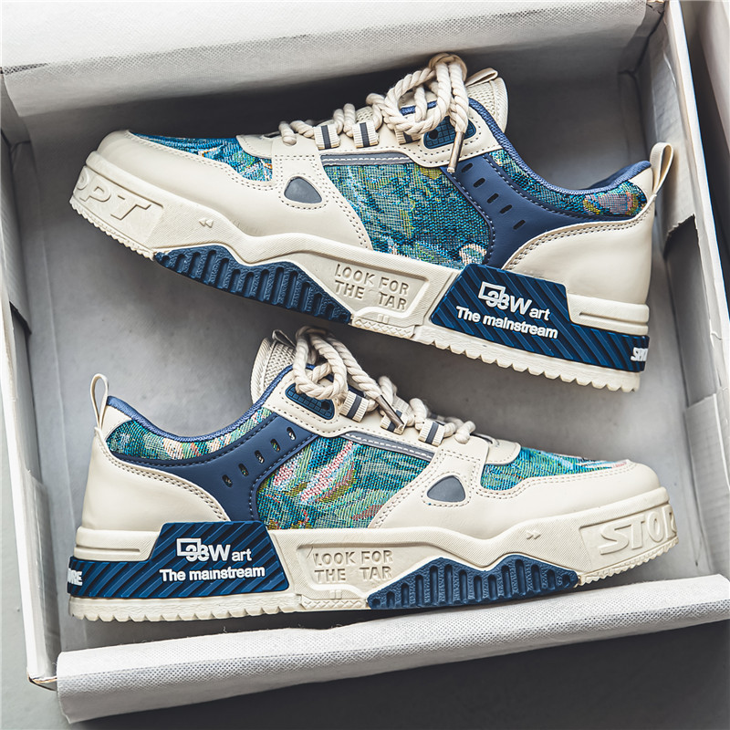 Giày thể thao nam sneakers tăng ma sát đế cao su tự nhiên ôm chân giữ ấm kiểu mới trẻ trung mạnh mẽ thời trang ST 18"