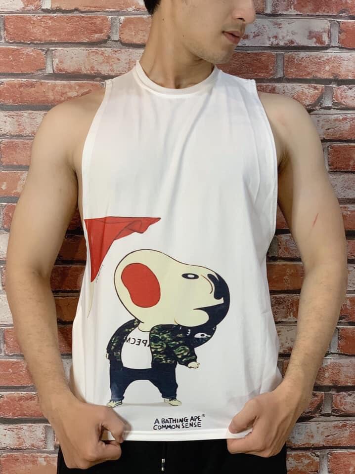 [HCM]ÁO THUN BA LỖ TANKTOP CHUẨN GYM  SHIN