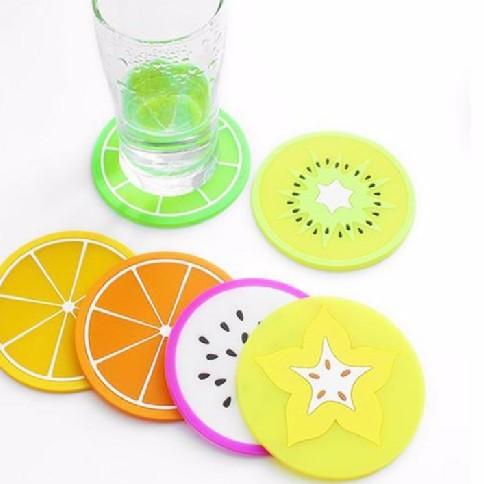 Set 5 miếng lót cốc hình hoa quả