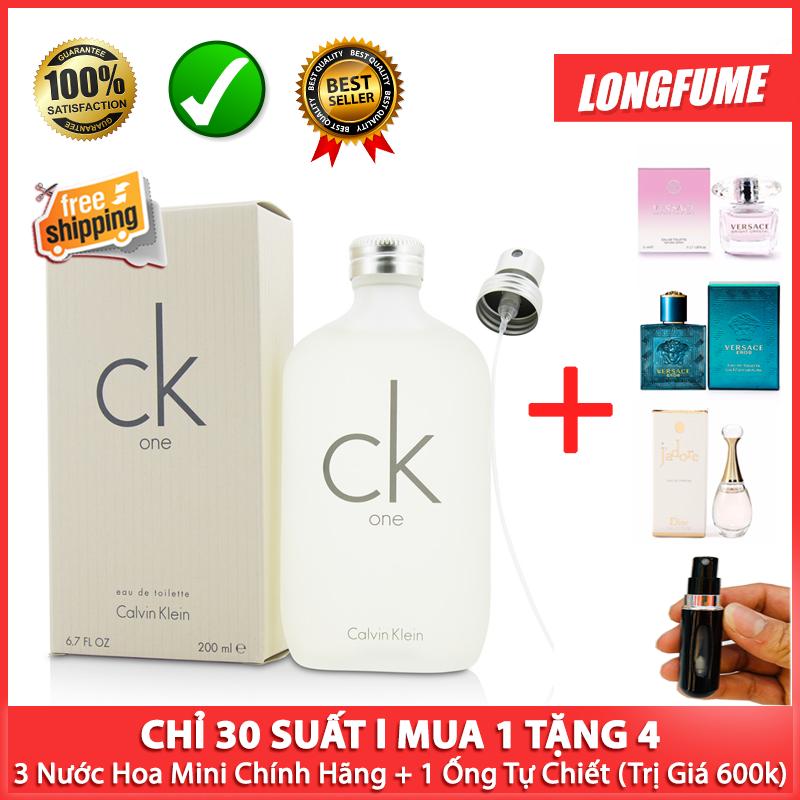 [CHỈ 30 SUẤT ĐẶT TRƯỚC TẶNG KÈM QUÀ VIP TRỊ GIÁ 600K] Nước hoa CK One 200ml Unisex cho cả Nam và Nữ - Nước hoa Pháp sỉ lẻ giá tốt có cửa hàng uy tín Quận 10 TPHCM