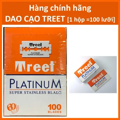 [HCM]Hộp lưỡi lam Treet Cam Platinum (100 lưỡi/hộp)