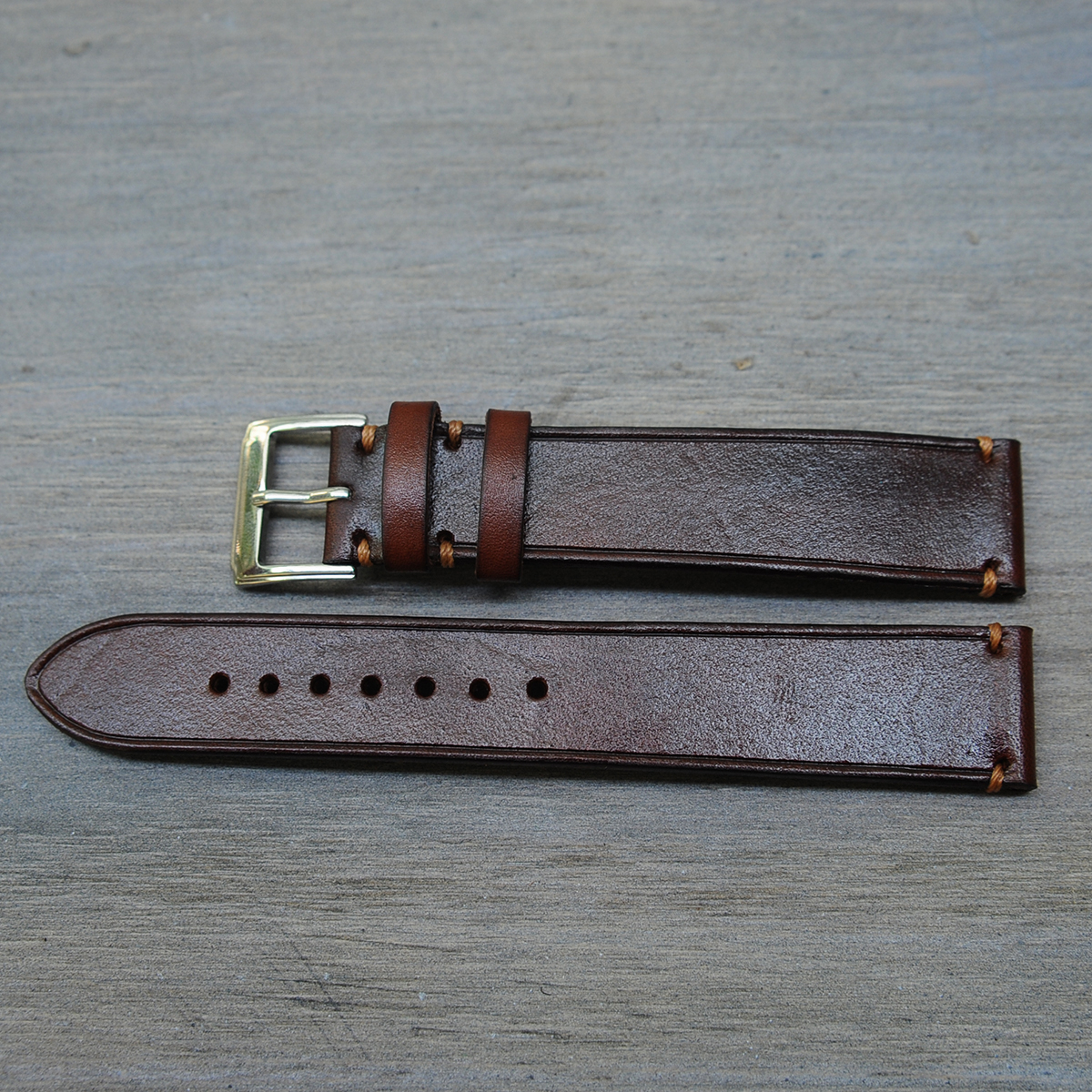 Dây đồng hồ da bò - đồ da handmade VI352