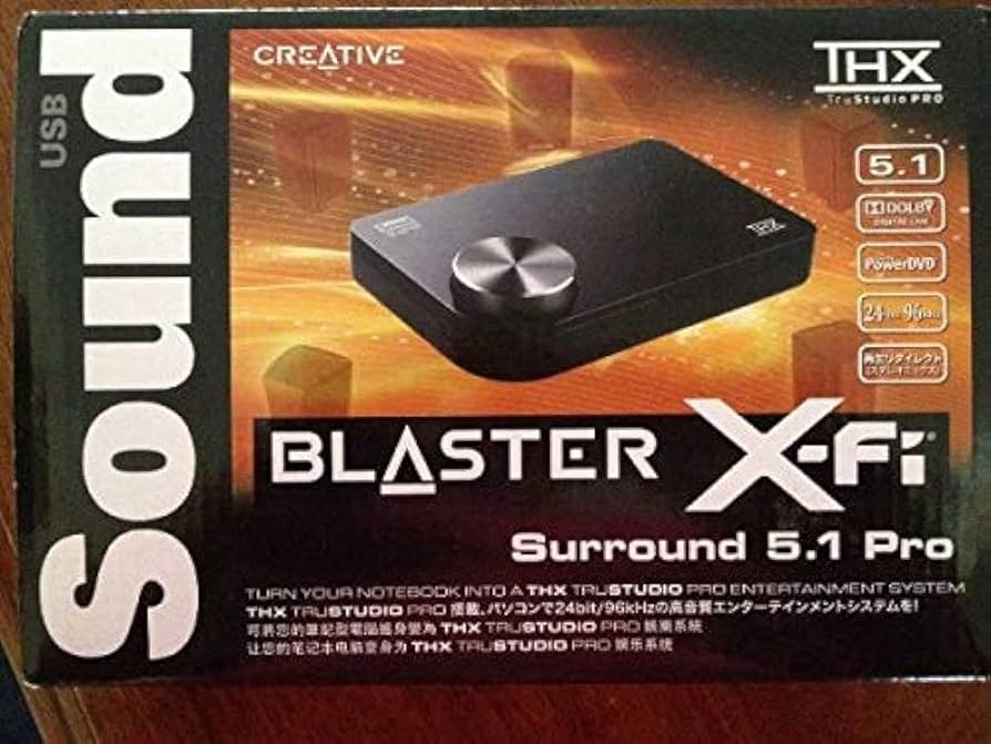 Creative Soundblaster X-Fi Surround 5.1 Pro USB Audio System