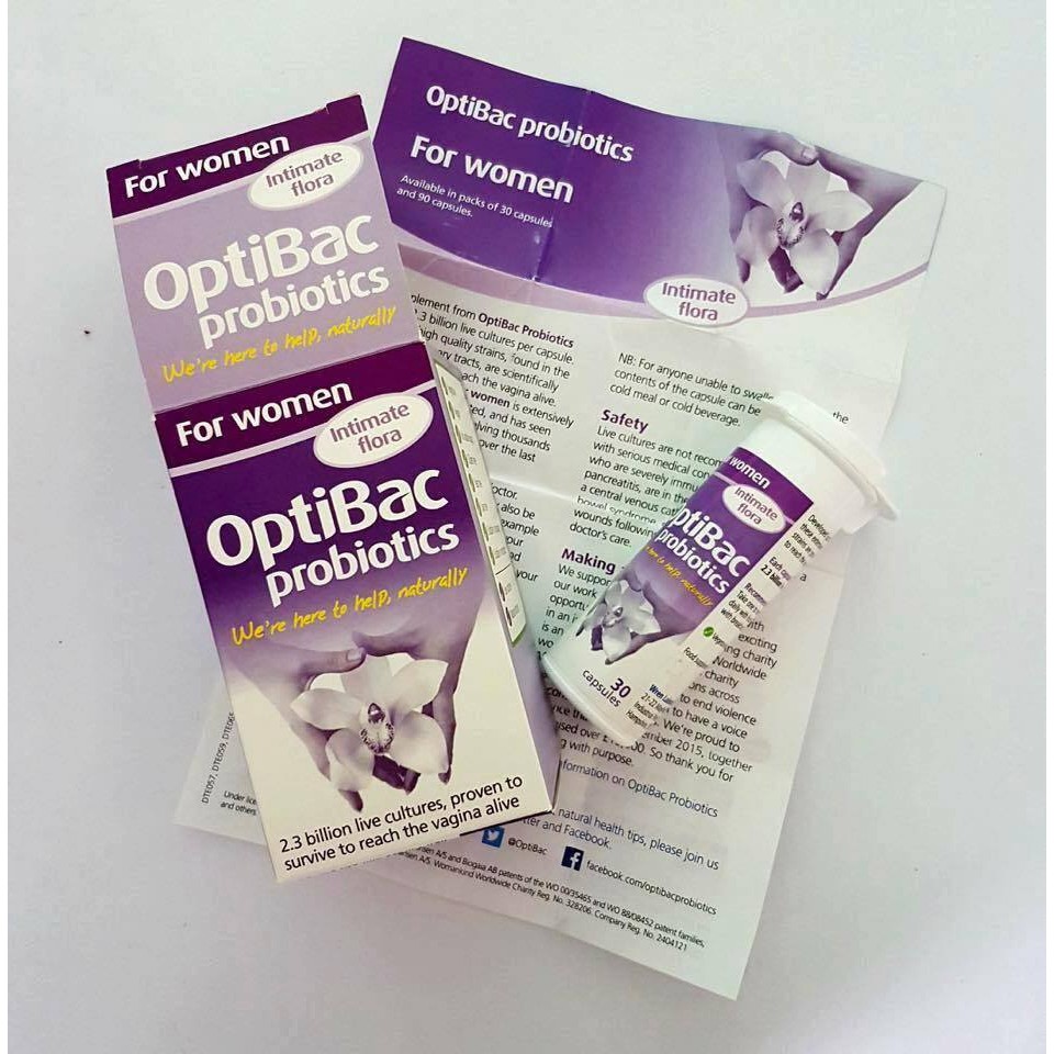 Men vi sinh OptiBac Probiotics 30 viên cho phụ nữ
