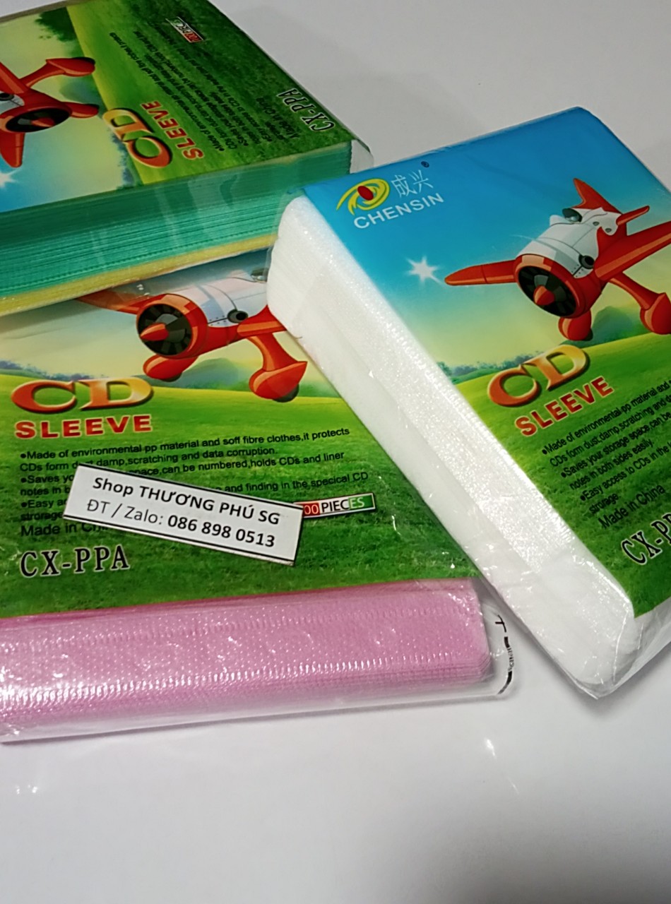 Bao xốp đựng đĩa cd 2 mặt - túi 100 cái - túi đựng cd
