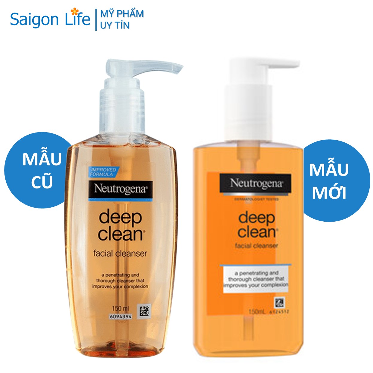 Sữa Rửa Mặt Neutrogena Làm Sạch Sâu Neutrogena Deep Clean Facial Cleanser 150ml
