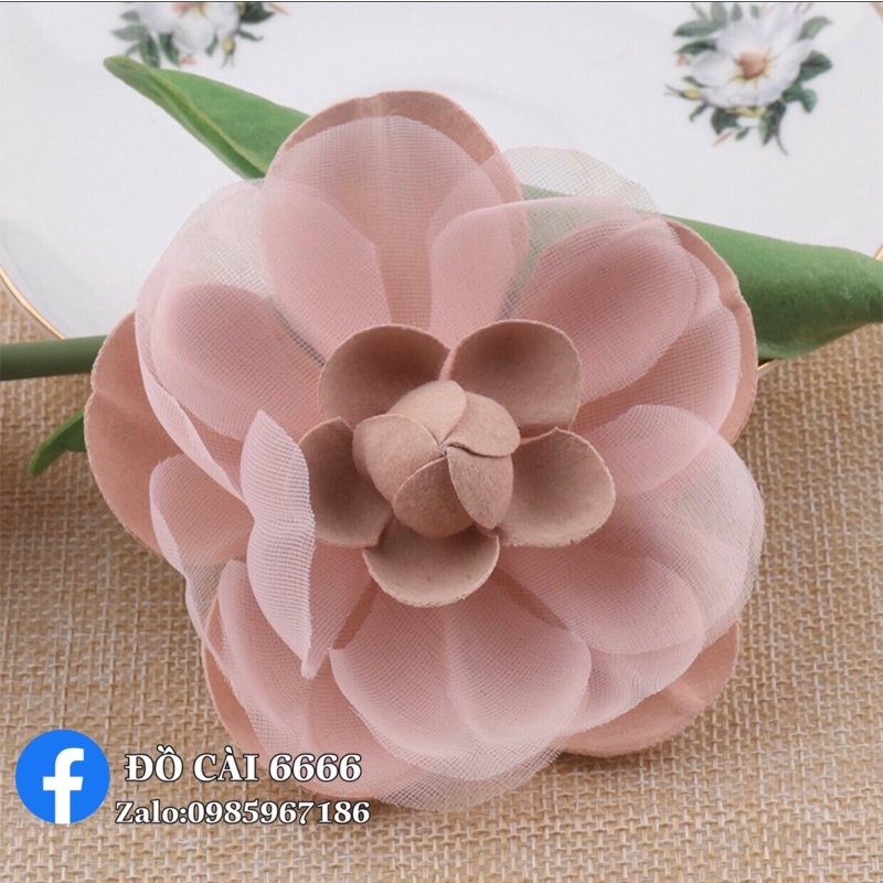 Hoa cài áo, đính váy áo bản 10cm