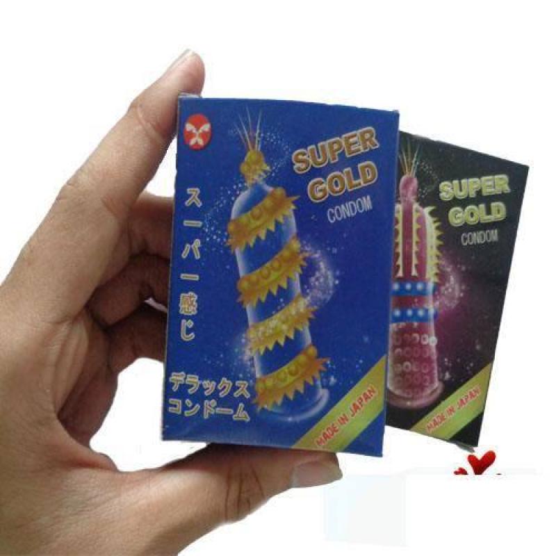 Bao cao su Super Gold cao cấp ( bộ 2 hộp)