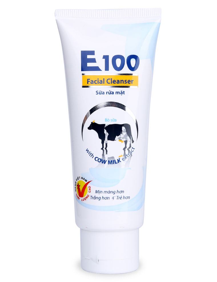 Sữa rửa mặt hương sữa bò E100 tuýp 80gram
