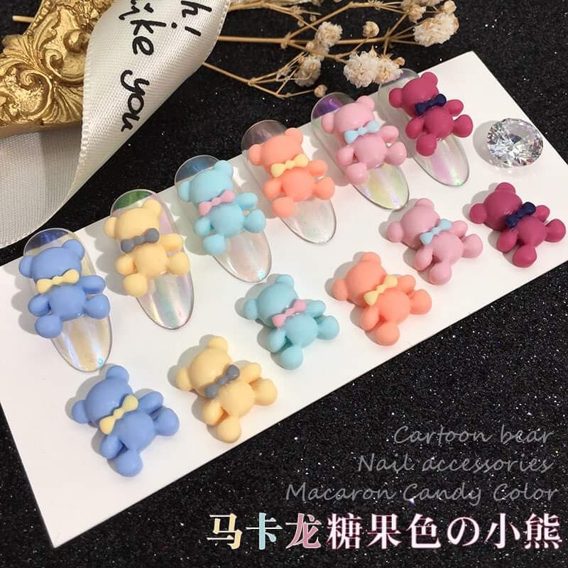 Charm hoạt hình đính móng, đính ốp lưngh