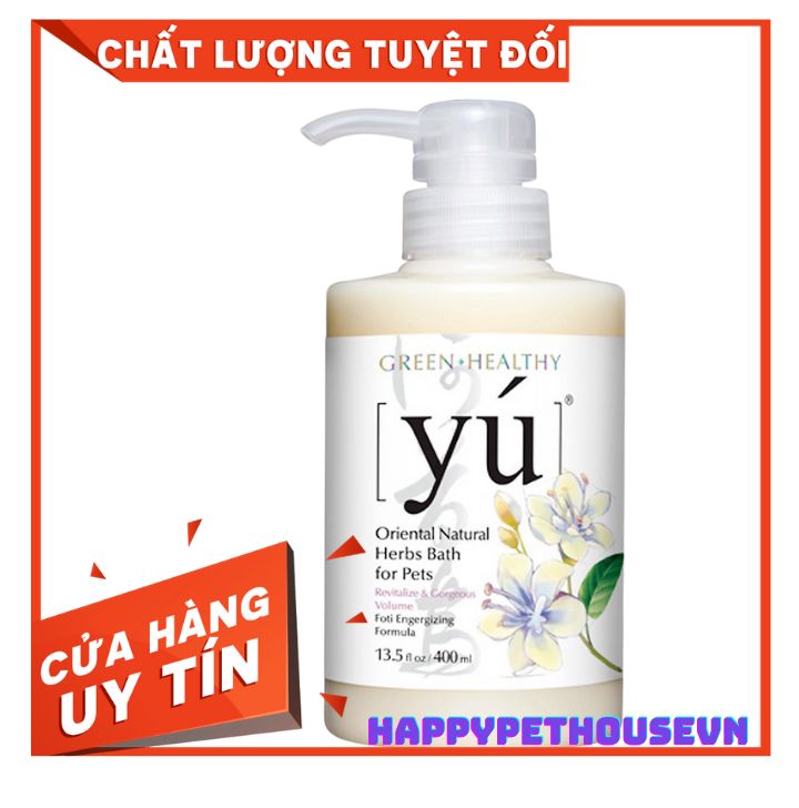 Sữa tắm cao cấp cho thú cưng chó mèo Yu 400ml