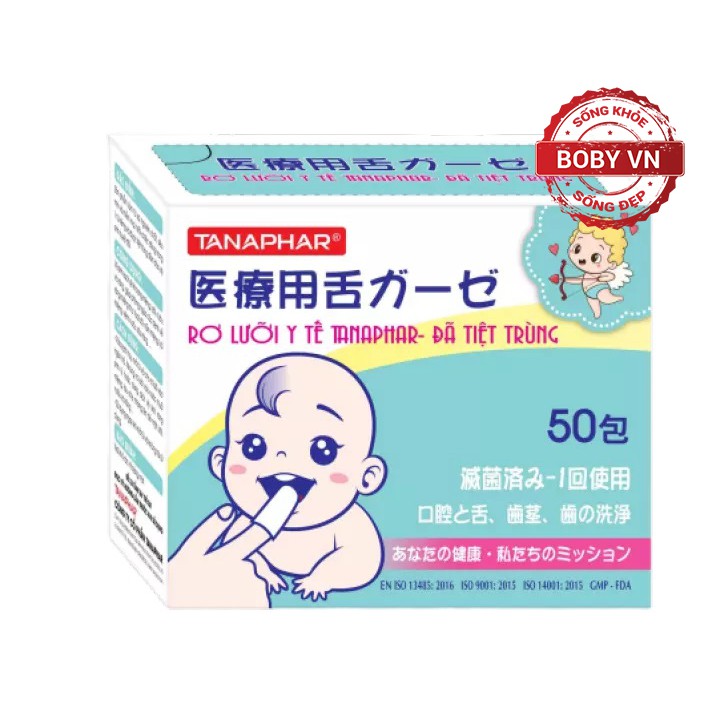 Gạc Rơ Lưỡi Trẻ Em Tanaphar Đã Tiệt Trùng