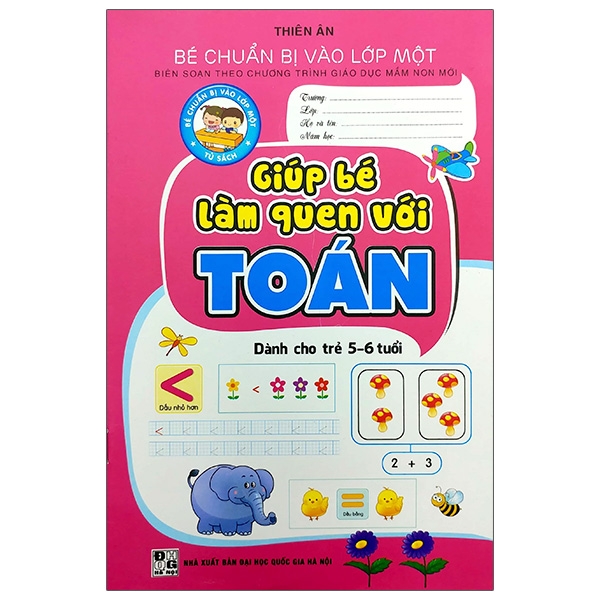 Fahasa - Giúp Bé Làm Quen Với Toán (5-6 Tuổi)