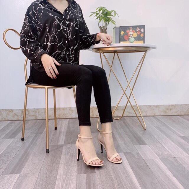 [HCM]Giày cao gót 7 phân quai ngang NGỌC TRINH