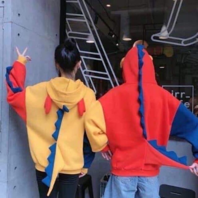 Áo Hoodie Khủng Long   Có Mũ Siêu Cute