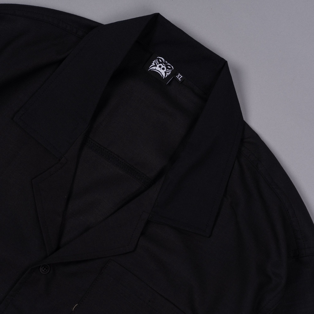 Áo Cuban Shirt Gori - Black