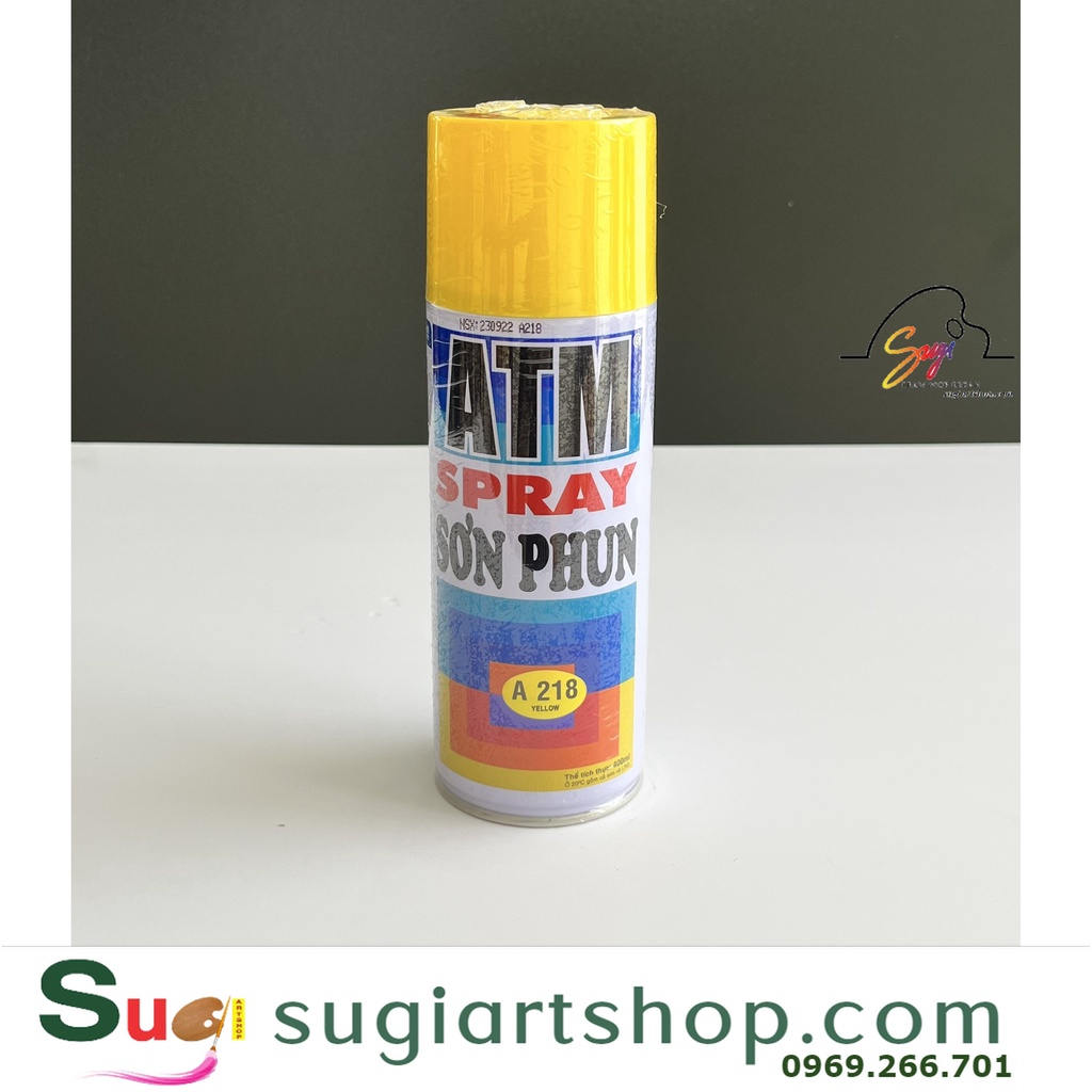 Sơn xịt ATM SPRAY 400ml các màu cơ bản - Sơn Xịt
