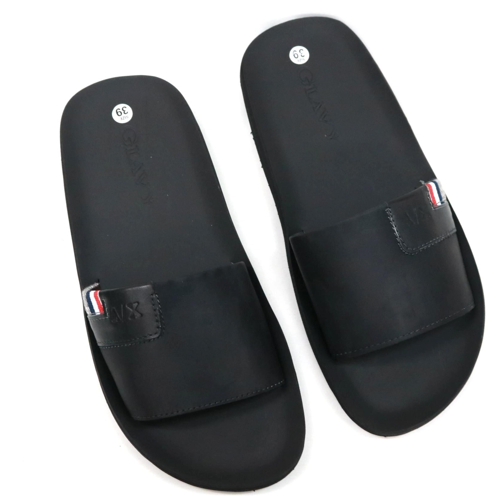 DÉP GIAVY NAM QUAI BẢNG - T483 ĐEN