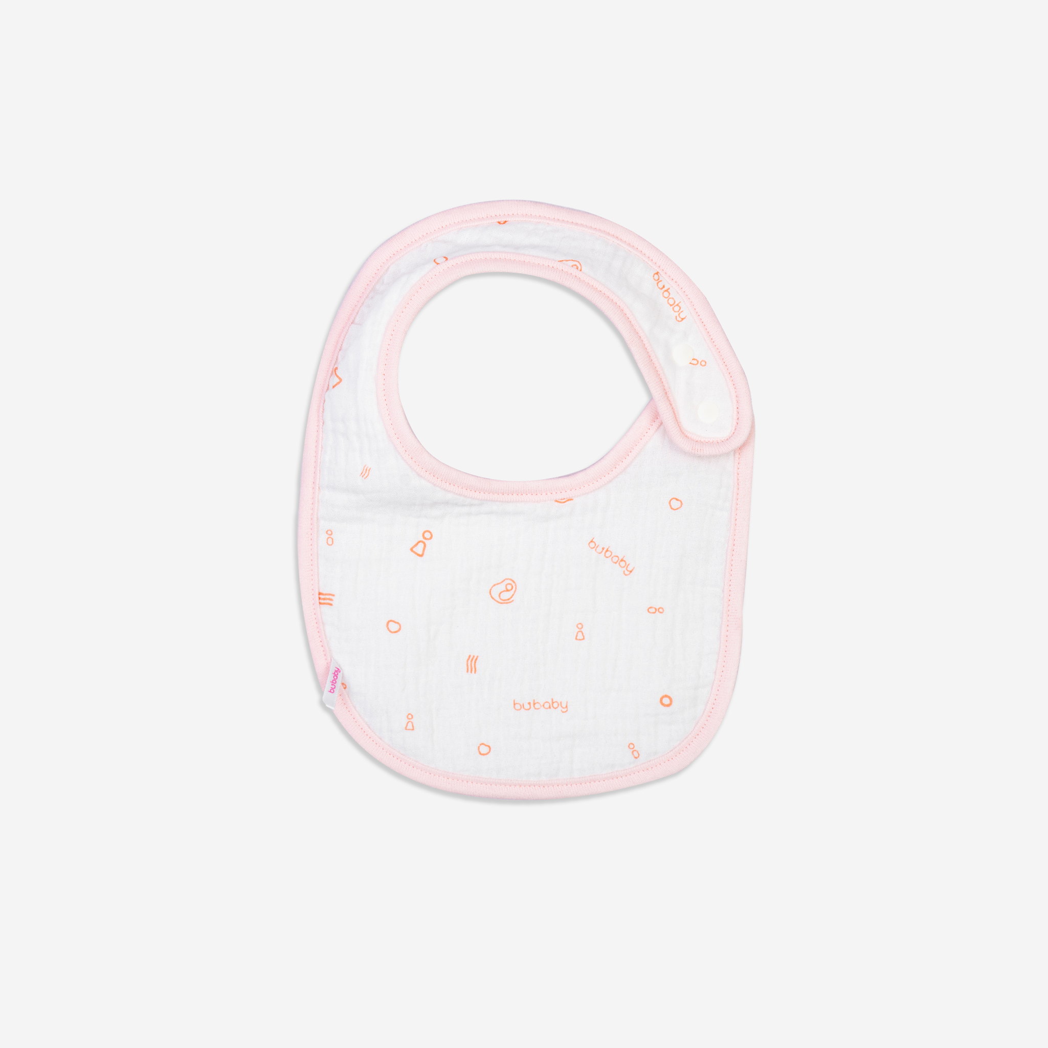 Yếm cài lệch - Muslin BU Baby