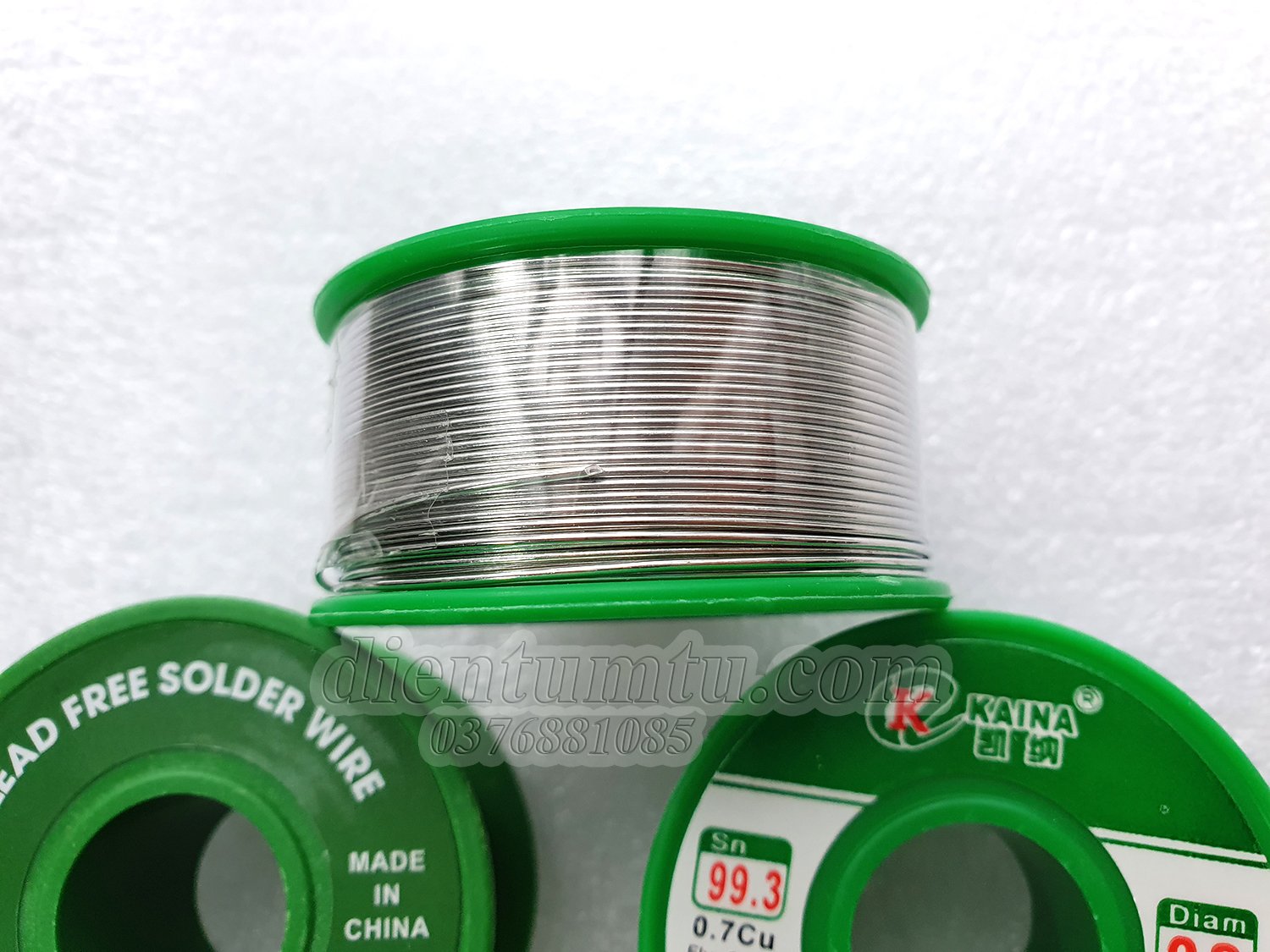THIẾC HÀN Sn99.3 99.3% 0.8mm - Cuộn 50g 100g