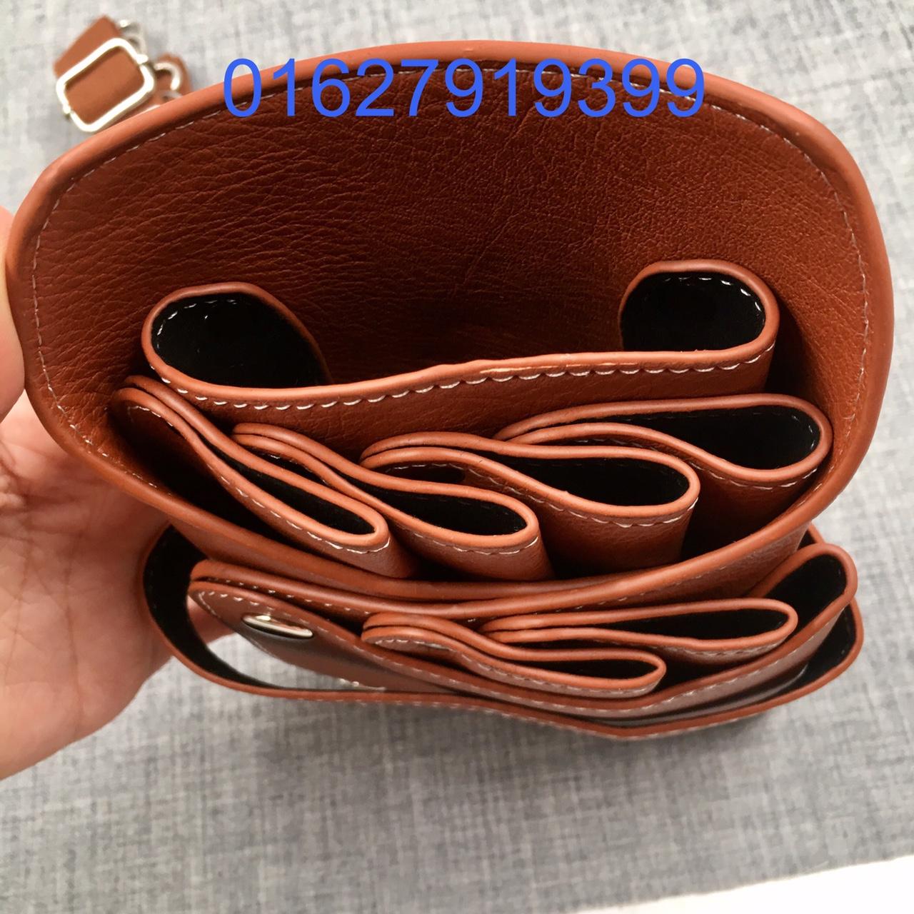 Bao da đựng kéo , bóp đeo đựng kéo cắt tóc 281