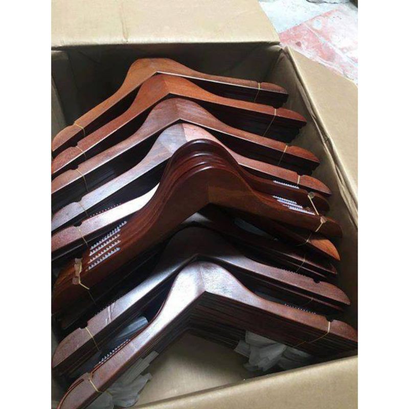 COMBO 20 MÓC GỖ NỮ NÂU TRÒN CÓ ĐỆM