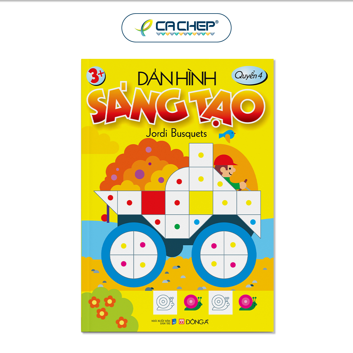 Cá Chép - Combo 4 cuốn Dán Hình Sáng Tạo