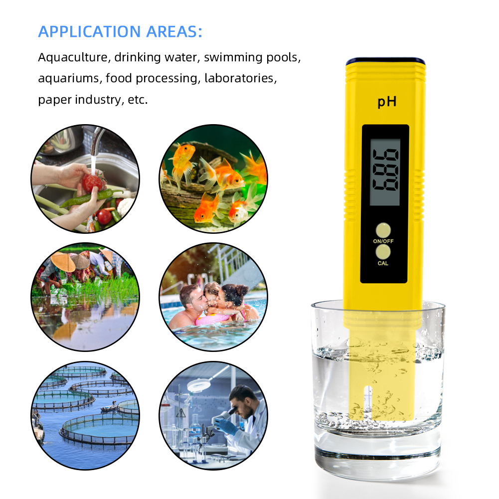 RCYAGO 2PC Máy đo pH nước đất bút đo độ ph nước máy đo ph đất đo ph nước hồ cá máy đo ph đo ph đất máy đo độ phì nhiêu của đất