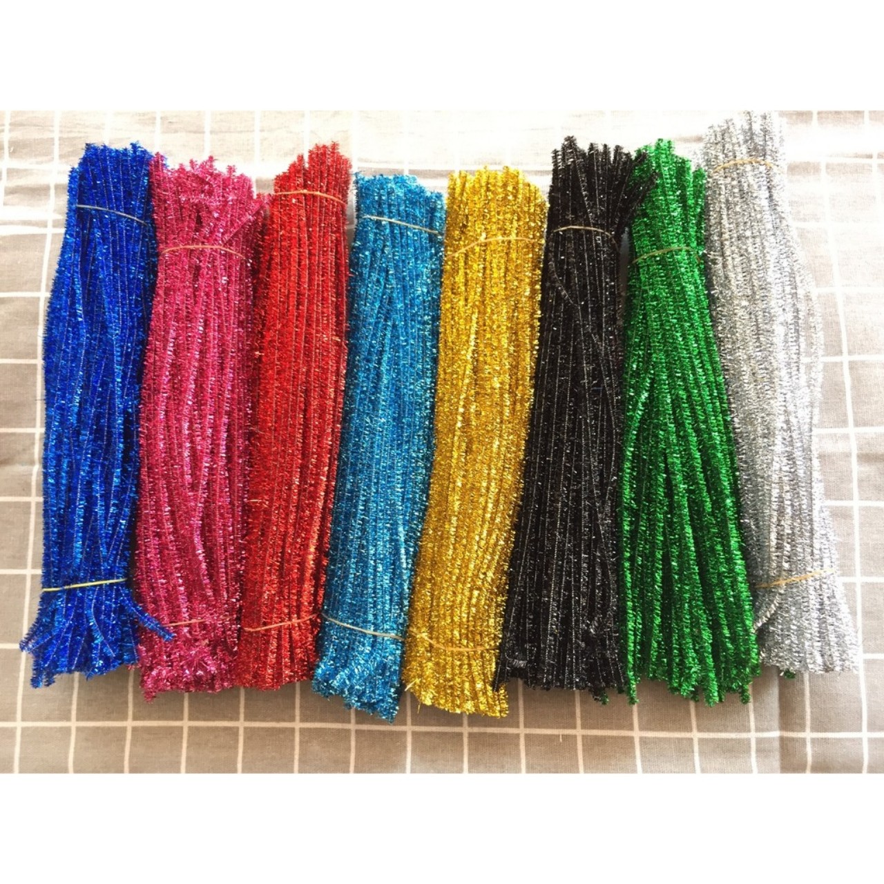 Kẽm xù/kẽm nhung làm đồ thủ công 30cm (50 dây/bó)