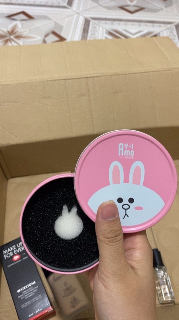 HỘP PHỦI CỌ KHÔ AMO SIÊU ĐÁNG YÊU