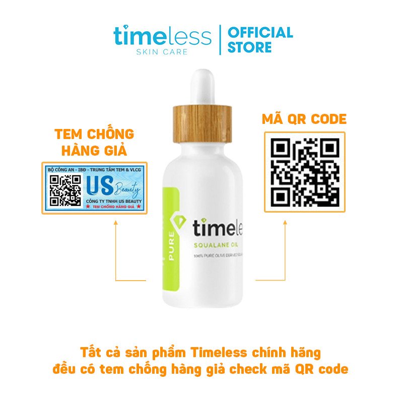Dầu dưỡng Timeless Squalane Oil Pure (30ml)