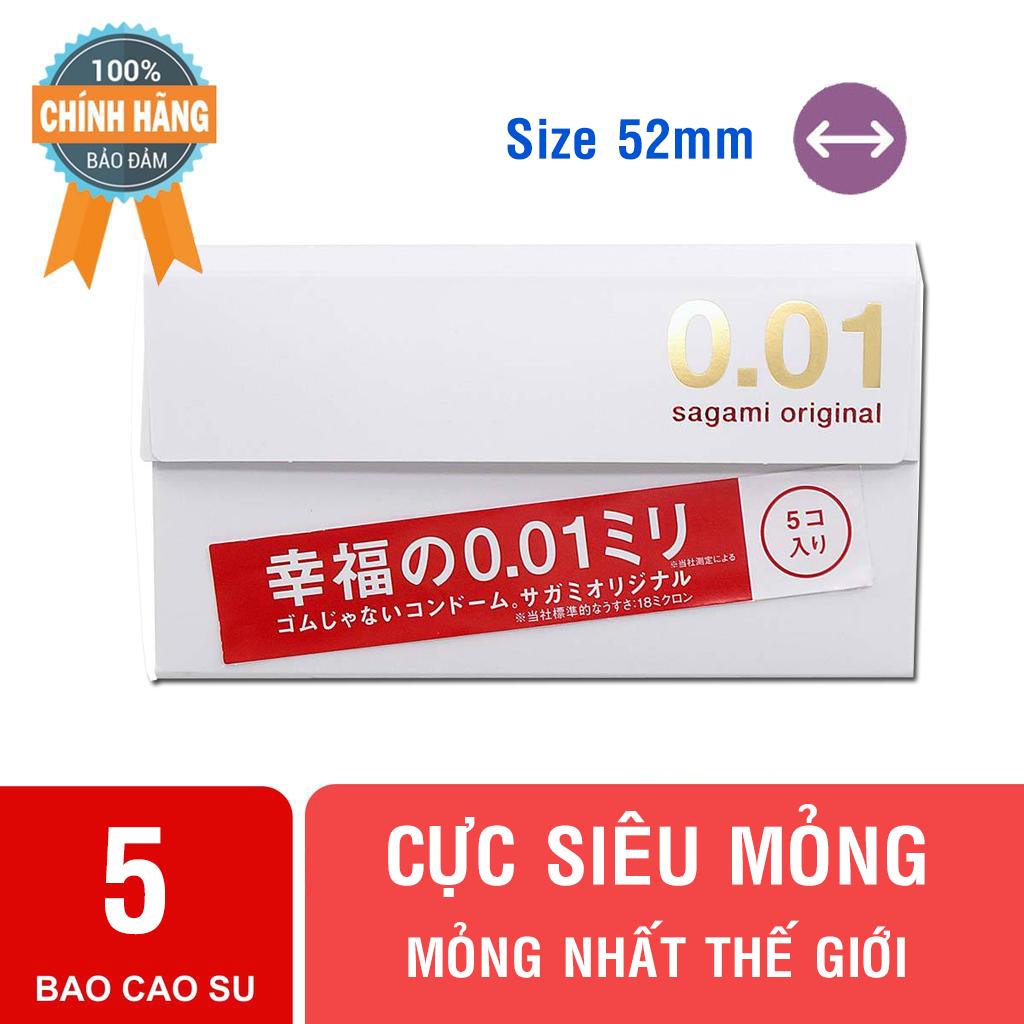 Bao cao su cực siêu mỏng Sagami 0.01