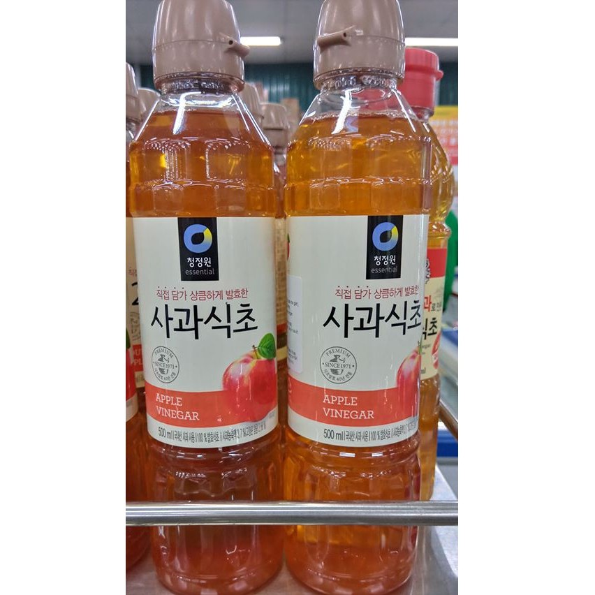 Dấm Táo Hàn Quốc 500Ml - 사과식초