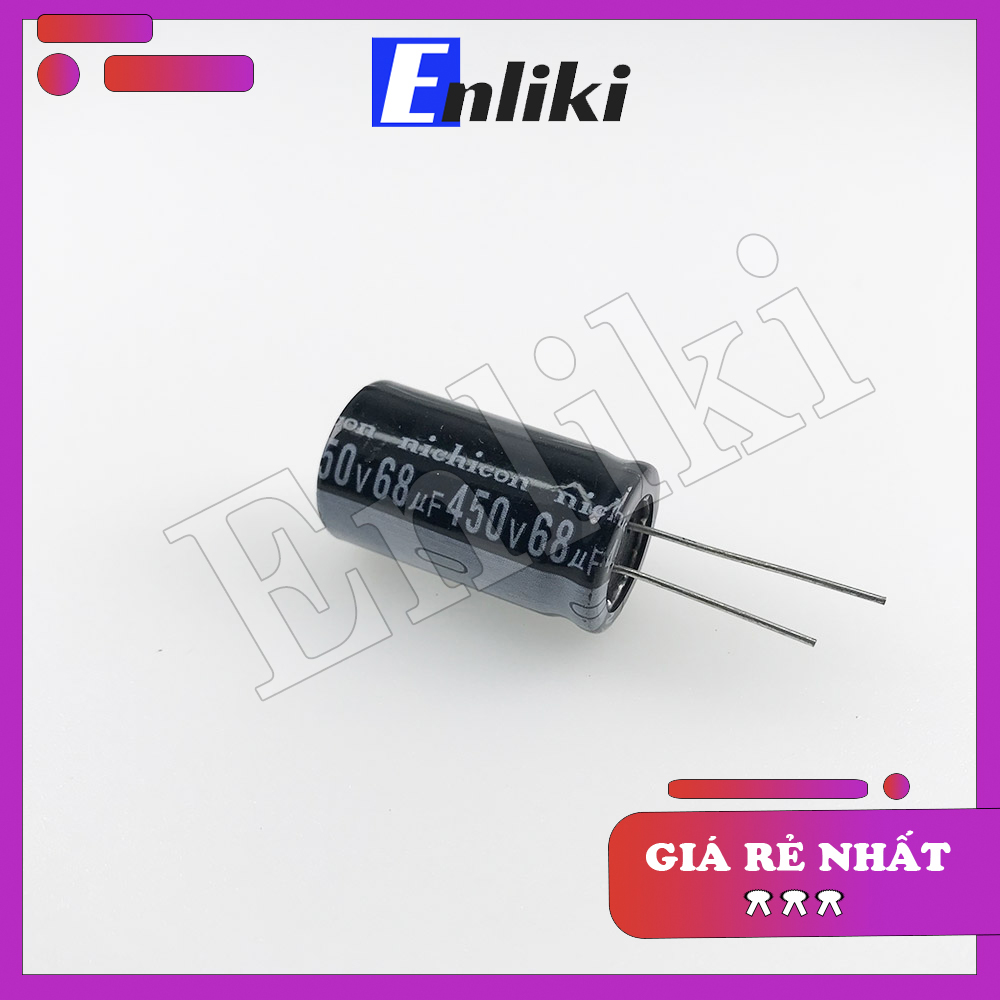 Tụ 68uF 450V kích thước 18x25mm